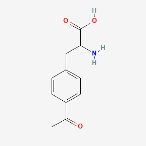3-(4-Acetylphenyl)-2-aminopropanoic acid