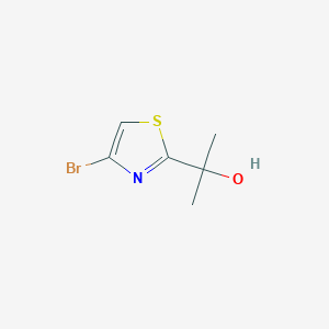 molecular formula C6H8BrNOS B1332968 2-(4-Bromothiazole)propan-2-ol CAS No. 761447-63-6
