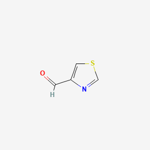 molecular formula C4H3NOS B1332969 Thiazole-4-carboxaldehyde CAS No. 3364-80-5