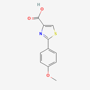 molecular formula C11H9NO3S B1332984 2-(4-methoxyphenyl)-1,3-thiazole-4-carboxylic Acid CAS No. 57677-80-2