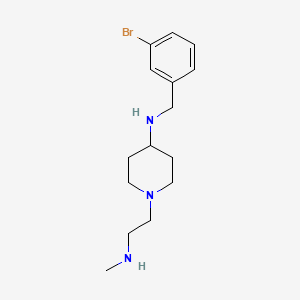 molecular formula C15H24BrN3 B13330111 N-(3-Bromobenzyl)-1-(2-(methylamino)ethyl)piperidin-4-amine 