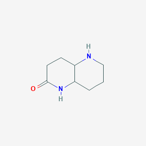 molecular formula C8H14N2O B13330145 Octahydro-1,5-naphthyridin-2(1H)-one 