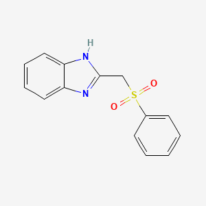 2-Benzenesulfonylmethyl-1H-benzoimidazole