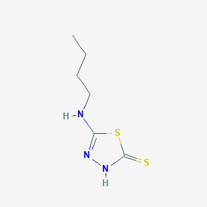 molecular formula C6H11N3S2 B1333025 5-Butylamino-[1,3,4]thiadiazole-2-thiol CAS No. 66962-52-5