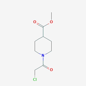 molecular formula C9H14ClNO3 B1333032 Methyl 1-(2-chloroacetyl)piperidine-4-carboxylate CAS No. 730949-63-0