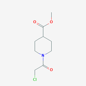 molecular formula C9H14ClNO3 B1333032 Methyl 1-(chloroacetyl)piperidine-4-carboxylate CAS No. 730949-63-0