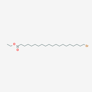 molecular formula C22H43BrO2 B13330475 Ethyl 20-bromoicosanoate 