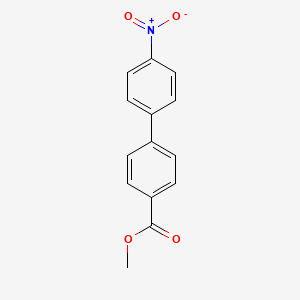 molecular formula C14H11NO4 B1333050 Methyl 4'-nitro[1,1'-biphenyl]-4-carboxylate CAS No. 5730-75-6
