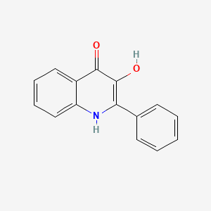 molecular formula C15H11NO2 B1333059 3-hydroxy-2-phenylquinolin-4(1H)-one CAS No. 31588-18-8
