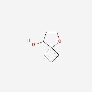 molecular formula C7H12O2 B13330644 5-Oxaspiro[3.4]octan-8-ol 