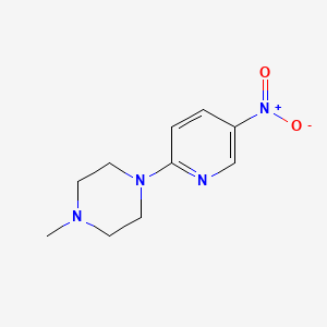 molecular formula C10H14N4O2 B1333066 1-Methyl-4-(5-nitropyridin-2-yl)piperazine CAS No. 55403-34-4