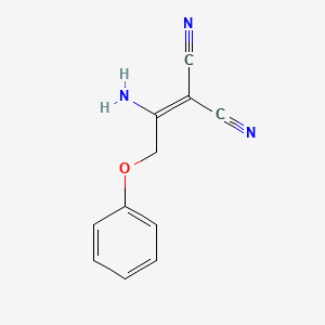 molecular formula C11H9N3O B1333077 2-(1-Amino-2-phenoxyethylidene)malononitrile CAS No. 118645-79-7