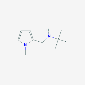 molecular formula C10H18N2 B13330836 tert-butyl[(1-methyl-1H-pyrrol-2-yl)methyl]amine 