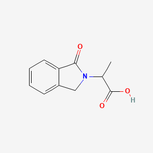 molecular formula C11H11NO3 B1333086 2-(1-Oxo-1,3-dihydro-2H-isoindol-2-yl)propanoic acid CAS No. 67266-14-2