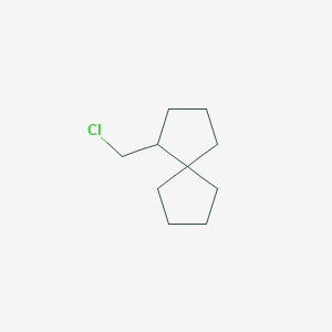 molecular formula C10H17Cl B13331118 1-(Chloromethyl)spiro[4.4]nonane 