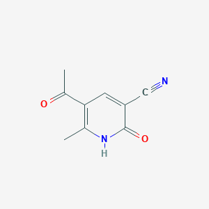molecular formula C9H8N2O2 B1333114 5-Acetyl-2-hydroxy-6-methylnicotinonitrile CAS No. 52600-53-0