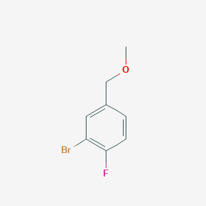 molecular formula C8H8BrFO B1333166 2-Bromo-1-fluoro-4-(methoxymethyl)benzene CAS No. 887268-22-6