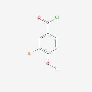 molecular formula C8H6BrClO2 B1333171 3-Bromo-4-methoxybenzoyl chloride CAS No. 81324-61-0