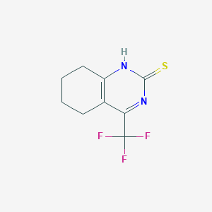 molecular formula C9H9F3N2S B1333179 4-(Trifluoromethyl)-5,6,7,8-tetrahydroquinazoline-2-thiol CAS No. 318258-18-3