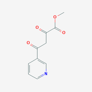 molecular formula C10H9NO4 B1333184 Methyl 2,4-dioxo-4-pyridin-3-ylbutanoate CAS No. 23424-36-4