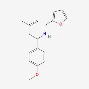 Furan-2-ylmethyl-[1-(4-methoxy-phenyl)-3-methyl-but-3-enyl]-amine