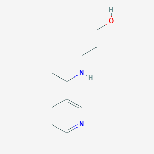3-(1-Pyridin-3-yl-ethylamino)-propan-1-ol