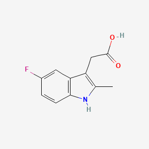 B1333212 (5-fluoro-2-methyl-1H-indol-3-yl)acetic acid CAS No. 71987-67-2