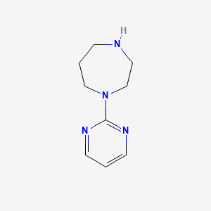 molecular formula C9H14N4 B1333216 1-Pyrimidin-2-yl-1,4-diazepane CAS No. 21279-57-2