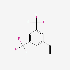 molecular formula C10H6F6 B1333223 3,5-Bis(trifluoromethyl)styrene CAS No. 349-59-7