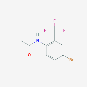 molecular formula C9H7BrF3NO B1333238 4'-Bromo-2'-(trifluoromethyl)acetanilide CAS No. 29124-62-7
