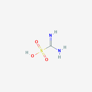molecular formula CH4N2O3S B133324 Amino(imino)methanesulfonic acid CAS No. 1184-90-3