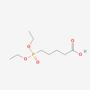 molecular formula C9H19O5P B1333243 Diethylphosphonopentanoic acid CAS No. 55881-52-2