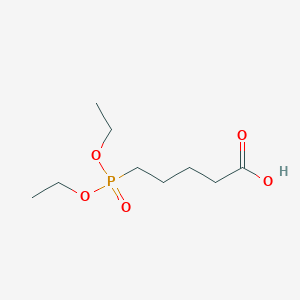molecular formula C9H19O5P B1333243 5-diethoxyphosphorylpentanoic Acid CAS No. 55881-52-2