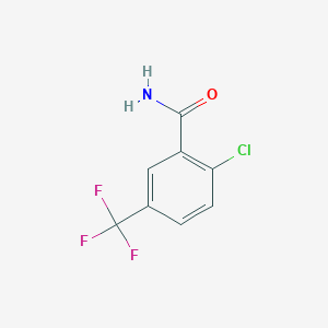 molecular formula C8H5ClF3NO B1333244 2-Chloro-5-(trifluoromethyl)benzamide CAS No. 20566-93-2