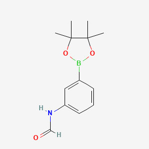 N-[3-(4,4,5,5-tetramethyl-1,3,2-dioxaborolan-2-yl)phenyl]formamide