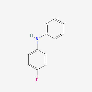 molecular formula C12H10FN B1333262 4-fluoro-N-phenylaniline CAS No. 330-83-6