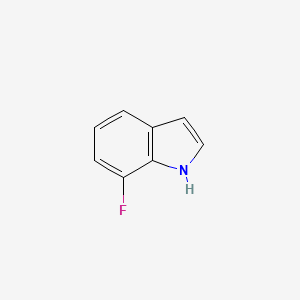molecular formula C8H6FN B1333265 7-Fluoroindole CAS No. 387-44-0