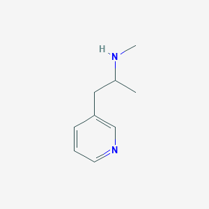 molecular formula C9H14N2 B133327 N-Methyl-1-(pyridin-3-yl)propan-2-amine CAS No. 1017125-18-6