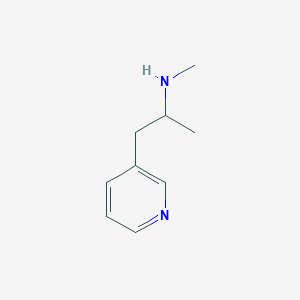 molecular formula C9H14N2 B133327 N,alpha-Dimethyl-3-pyridineethanamine CAS No. 1017125-18-6