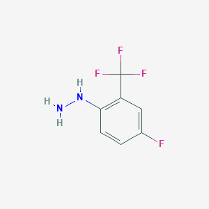 4-Fluoro-2-(trifluoromethyl)phenylhydrazine