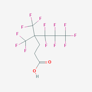 5,5,6,6,7,7,7-heptafluoro-4,4-bis(trifluoromethyl)heptanoic Acid