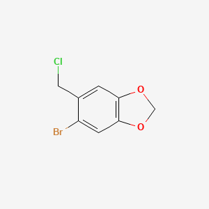 5-Bromo-6-(chloromethyl)benzo[d][1,3]dioxole