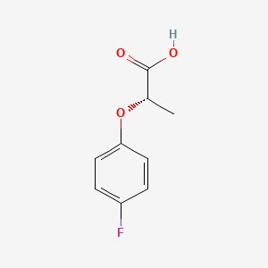 molecular formula C9H9FO3 B13333274 (S)-2-(4-Fluorophenoxy)propanoic acid CAS No. 60251-91-4