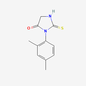 molecular formula C11H12N2OS B1333329 1-(2,4-dimethylphenyl)-2-sulfanyl-4,5-dihydro-1H-imidazol-5-one CAS No. 852388-99-9