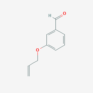 molecular formula C10H10O2 B1333343 3-(烯丙氧基)苯甲醛 CAS No. 40359-32-8