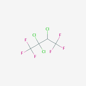 molecular formula C4HCl3F6 B1333348 2,2,3-Trichloro-1,1,1,4,4,4-hexafluorobutane CAS No. 378-84-7