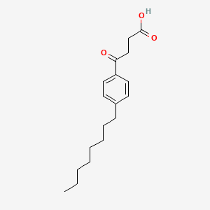 molecular formula C18H26O3 B1333350 4-(4-Octylphenyl)-4-oxobutanoic acid CAS No. 64779-10-8