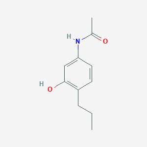 molecular formula C11H15NO2 B1333354 N-(3-羟基-4-丙基苯基)乙酰胺 CAS No. 28583-72-4