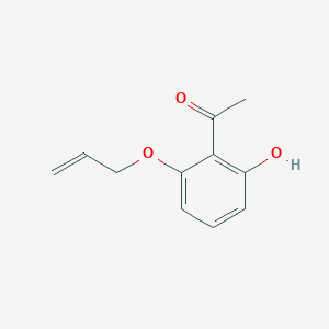 molecular formula C11H12O3 B1333362 2'-(Allyloxy)-6'-hydroxyacetophenone CAS No. 23226-84-8