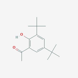 molecular formula C16H24O2 B1333363 1-[3,5-Di(tert-butyl)-2-hydroxyphenyl]ethan-1-one CAS No. 37456-29-4